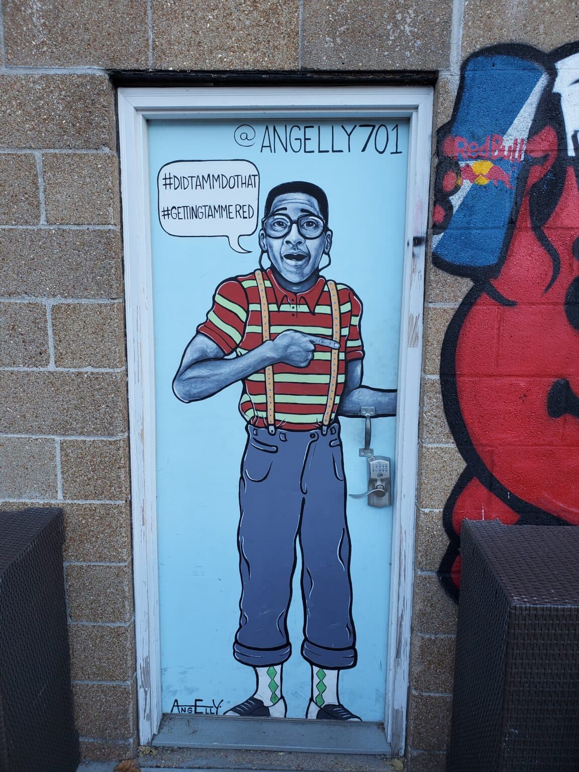 The famous Steve Urkel door — did Tamm do that?